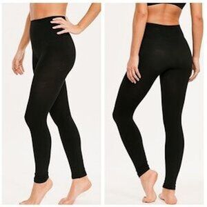 SPANX Look at Me Now Seamless Leggings Black XL High Rise Slimming Legging Women